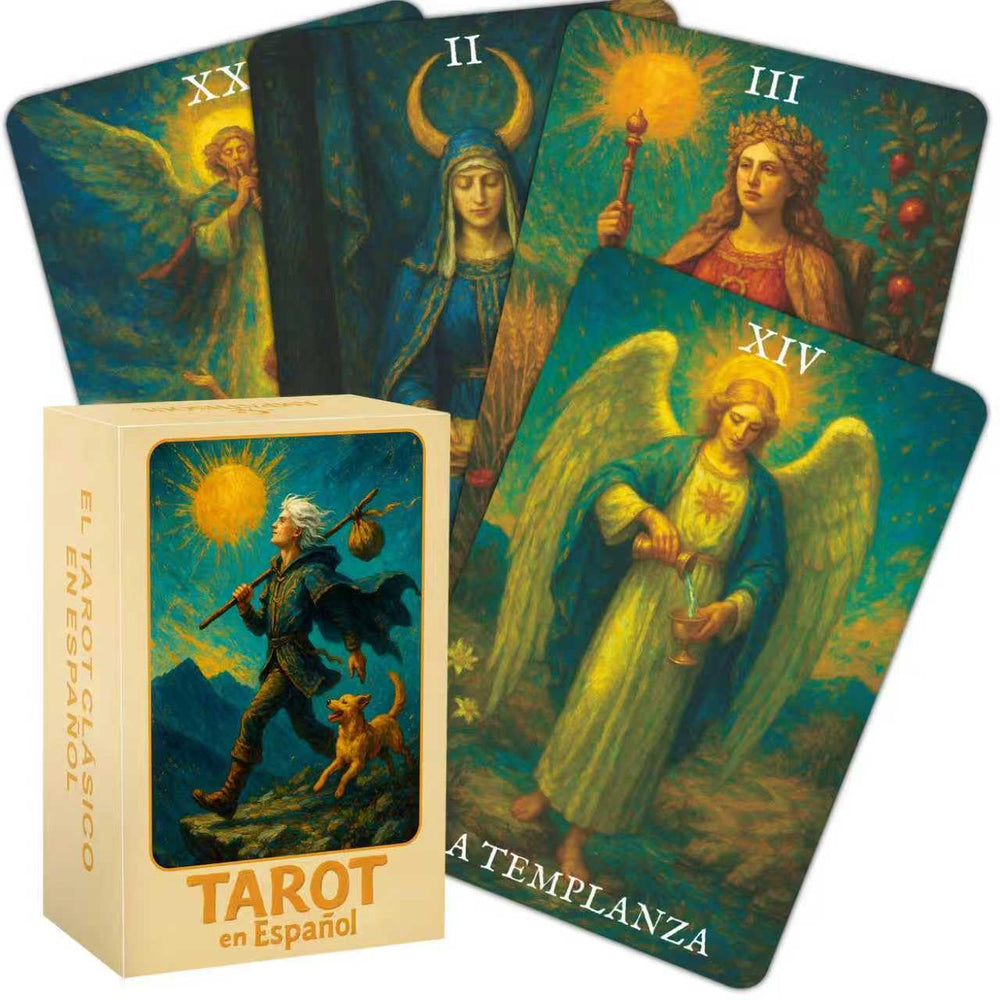 Soulme Tarot deck for beginners front-of-deck view inviting an easy start