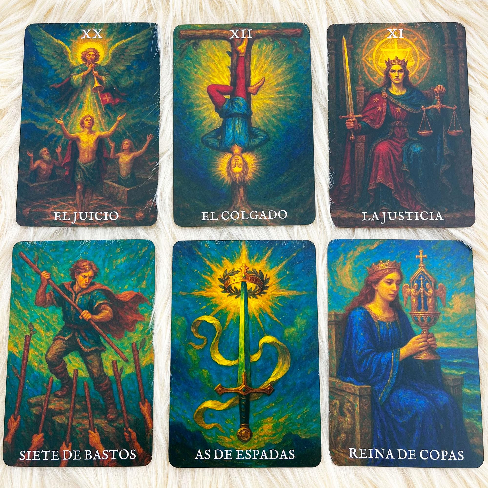 Soulme Tarot major arcana illustrations showing symbolic figures for readings