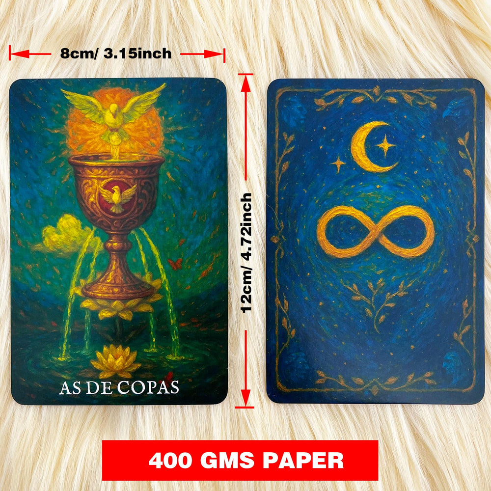Soulme Tarot deck Spanish language labels support native readers reading cards