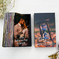 Soulme Time Oracle Cards spread, a visual guide to next steps and possibilities.