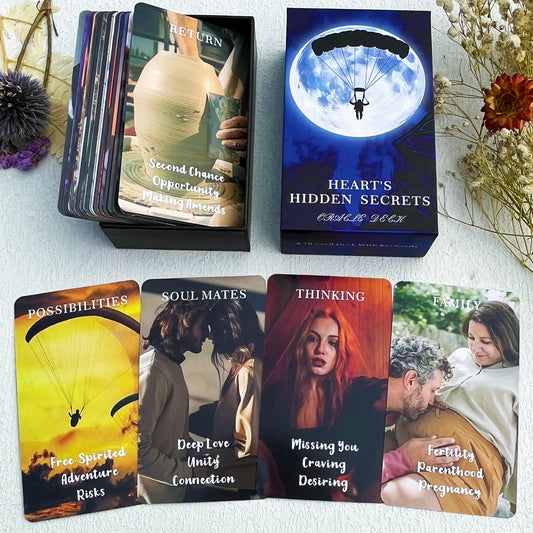Soulme Twin Flame Love Oracle Cards cover with inviting artwork for guidance