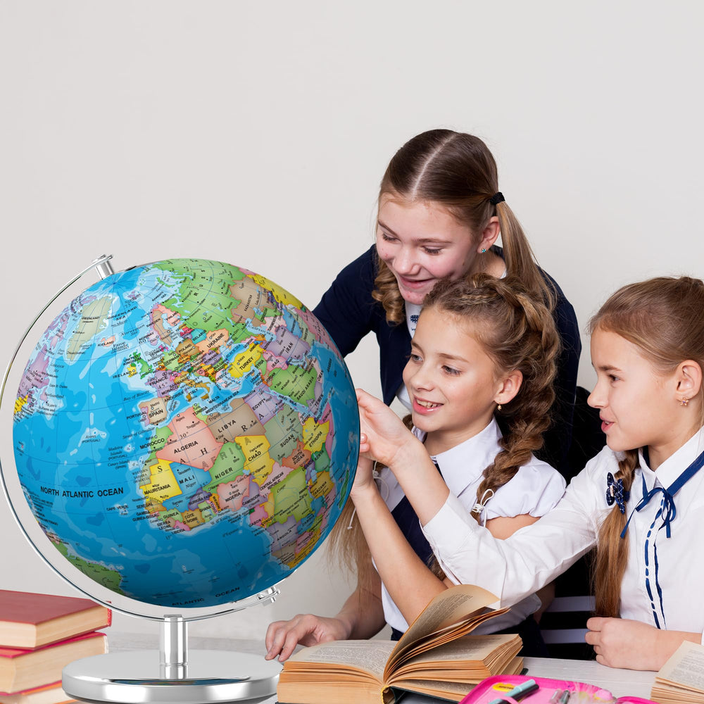SOUNDANCE 17-inch diameter globe doubles as wall or shelf decor.