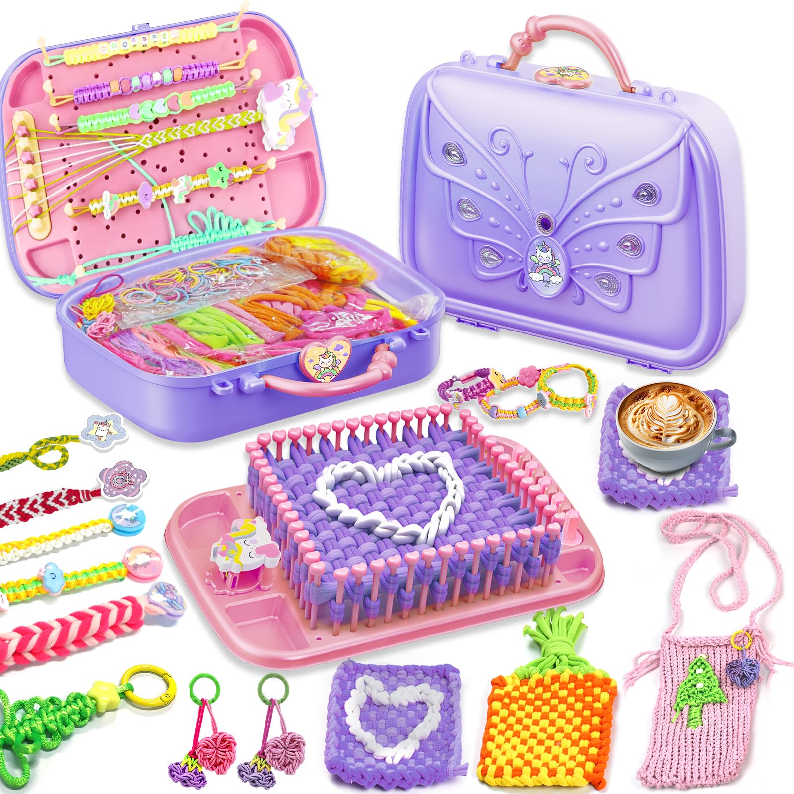 Souroyea weaving loom frame: kids' easy start to creative crafts