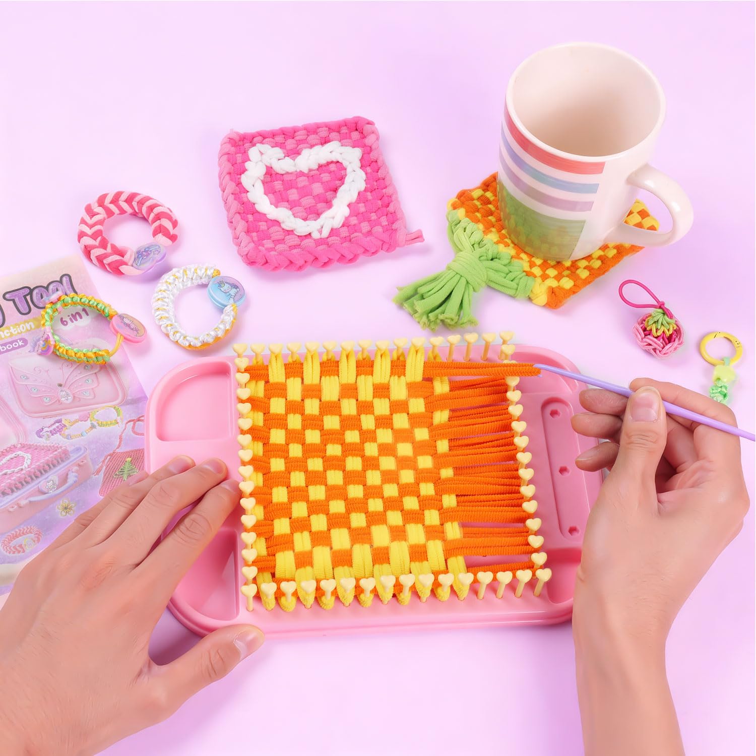 Souroyea weaving rings: ring components for creating layered bracelets quickly