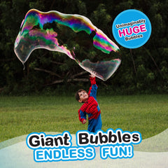 South Beach Bubbles two-handle design helps form long bubbles.