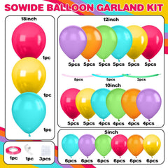 Sowide 18in pink balloons form bold focal points for celebrations.