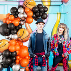Sowide basketball foil balloons for standout party focal points