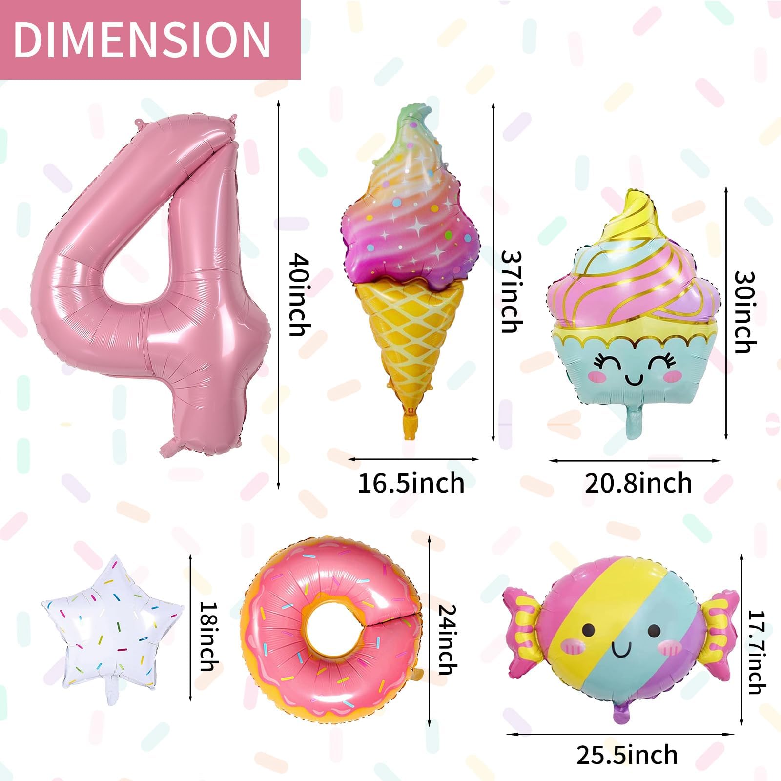 Sowide donut balloon enhances playful party decor