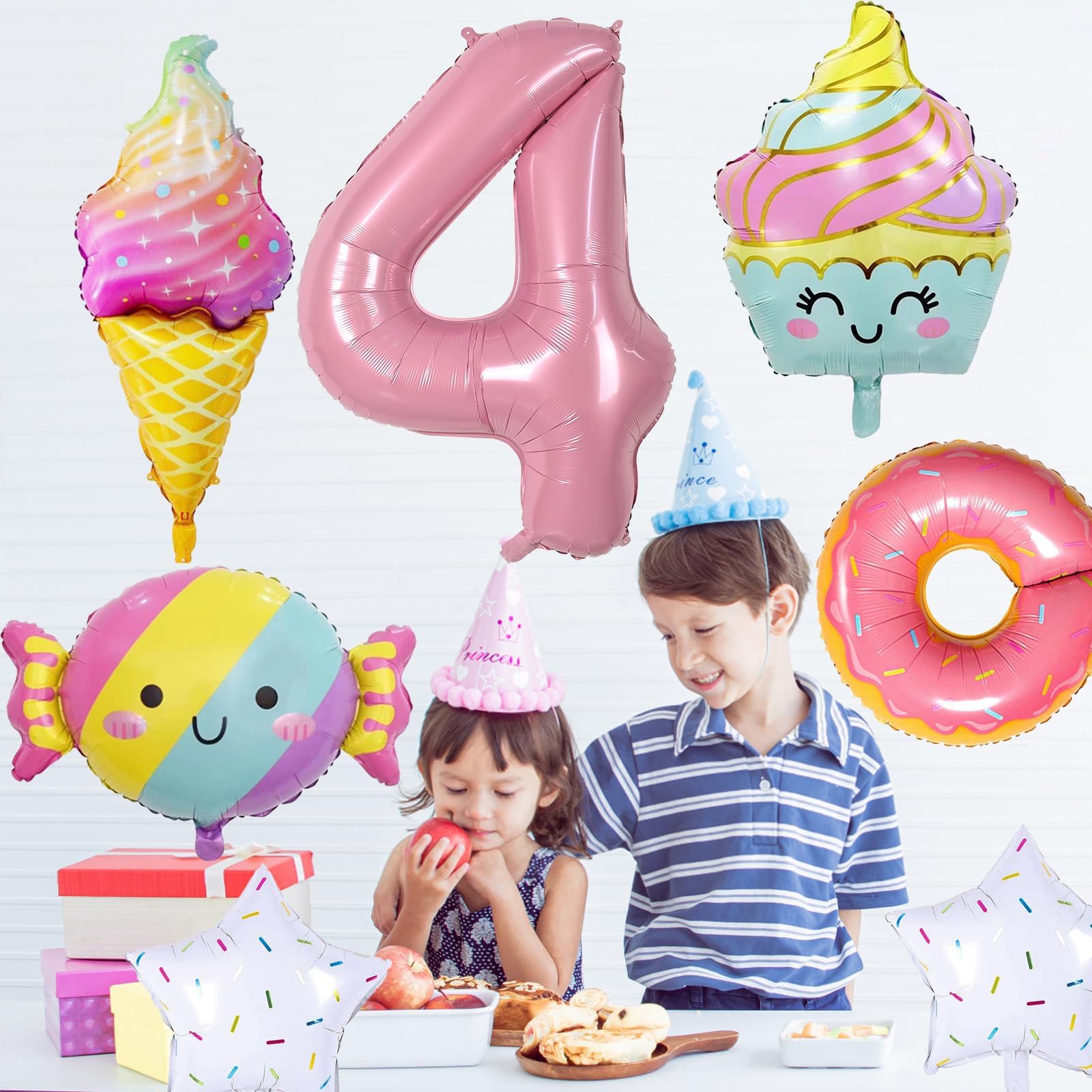 Sowide ice-cream balloon 2 enhances festive photo moments