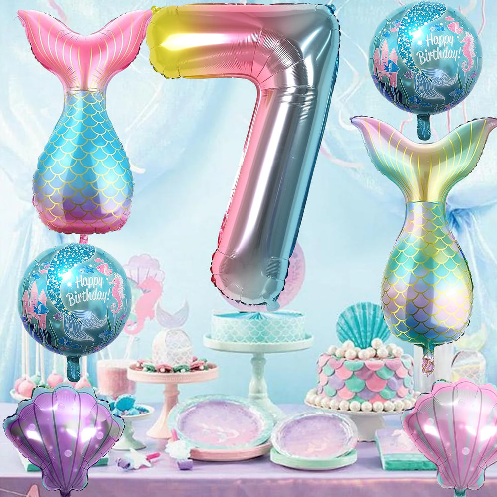 Sowide mermaid tail balloon pink adds whimsy to undersea party decor.