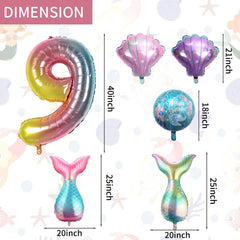 Sowide gold seashell balloon 20in brings sparkle to arches.