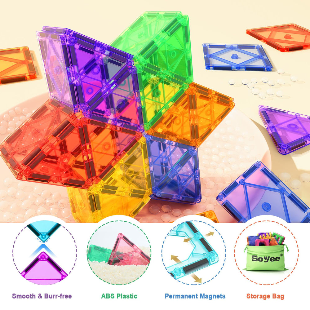 Soyee creative-imagination building with tiles boosts hands-on STEM play.