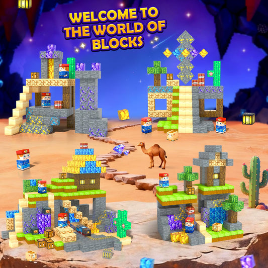 Soyee desert mine golden ores ideal for color-rich ore-assembly play.