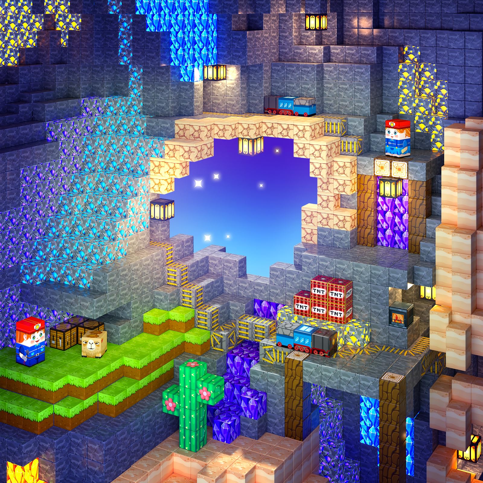 Soyee miner figure sparks role-play and problem-solving during mining builds.