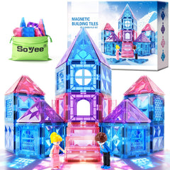 Soyee Diamond magnetic blocks spark princess-world imagination for at-home pretend play