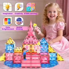 Soyee Diamond Magnetic Tiles basic assembly pieces support hands-on learning.