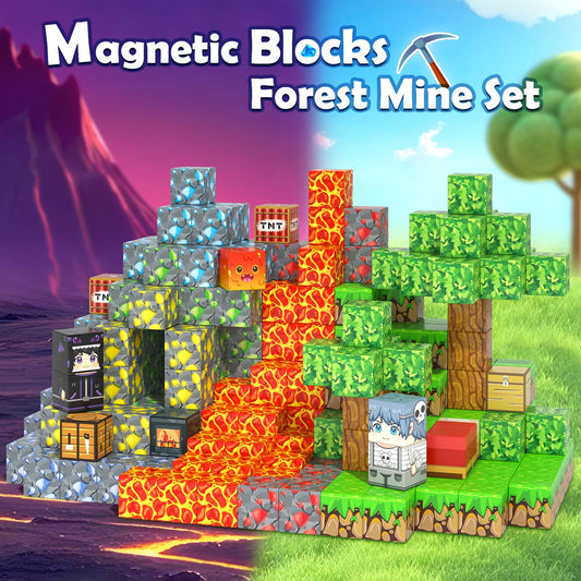 Soyee magnetic blocks with 1-inch cubes support durable, sturdy builds.