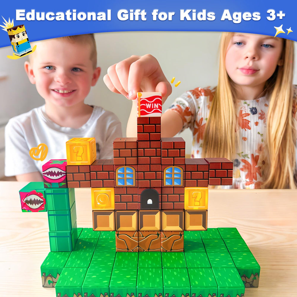 Soyee magnetic blocks colorful tiles support focused building sessions