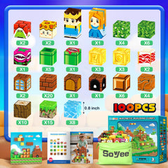 Soyee Magnetic Blocks floor tiles and coins encourage pattern recognition.