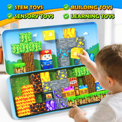 Soyee Magnetic Blocks grassland elements invite creative STEM building adventures.