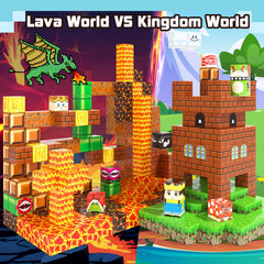 Soyee kingdom-lava-world showcases open-ended adventures, encouraging idea sharing and collaboration.