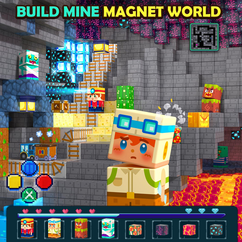 Soyee Magnetic Blocks miner hut build highlights imaginative construction and spatial skills.
