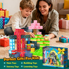 Soyee Magnetic Blocks safety-tested design supports durable kid-friendly construction play.