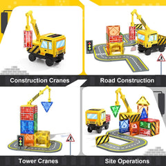 Soyee magnetic-tiles ABS plastic ensures durable, safe construction