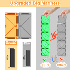 Soyee tiles feature strong magnets for easy, satisfying construction.
