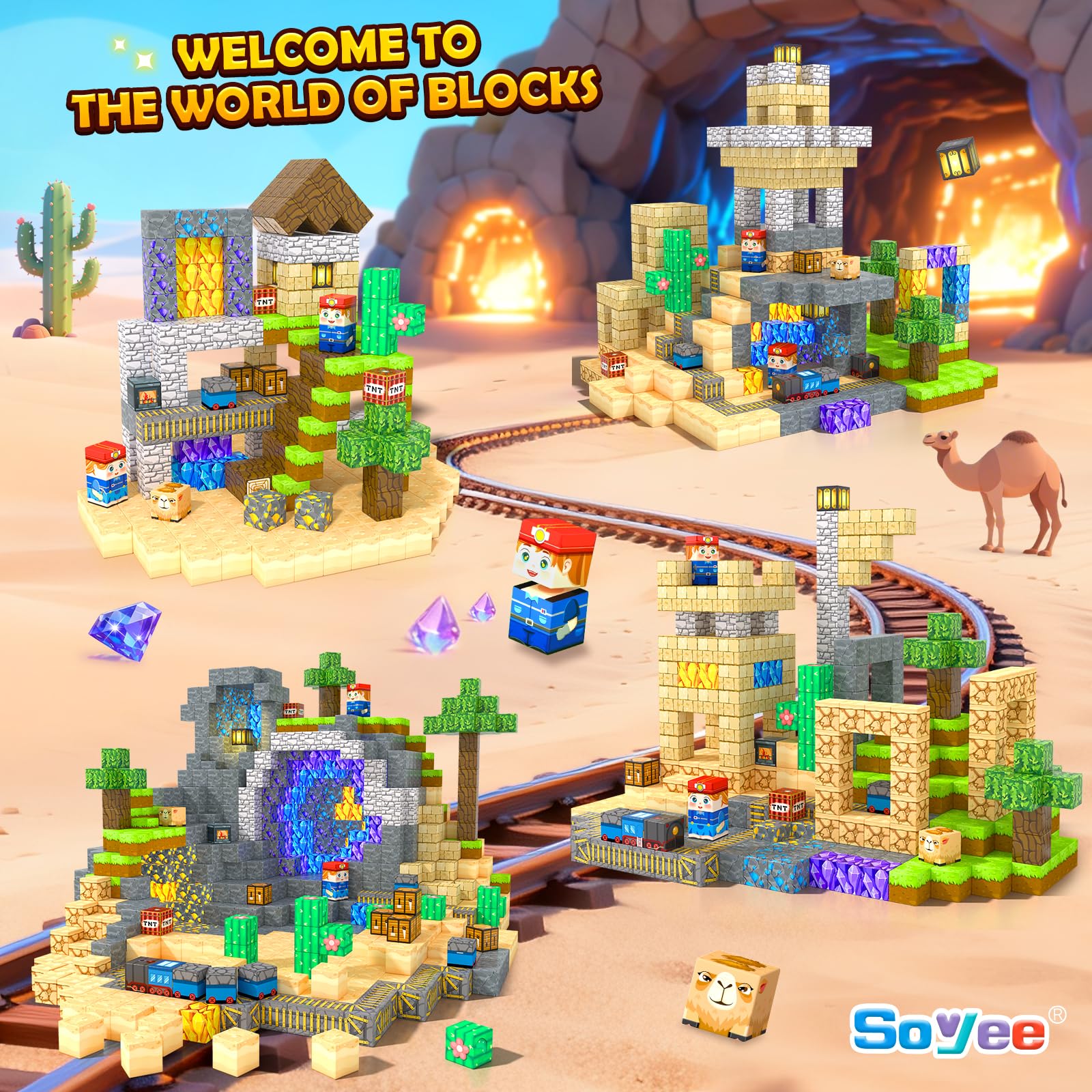 Soyee mine carts and accessories enable dynamic scene creation