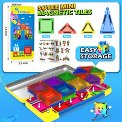 Soyee Mini Magnetic Tiles 2D-3D models for visual exploration