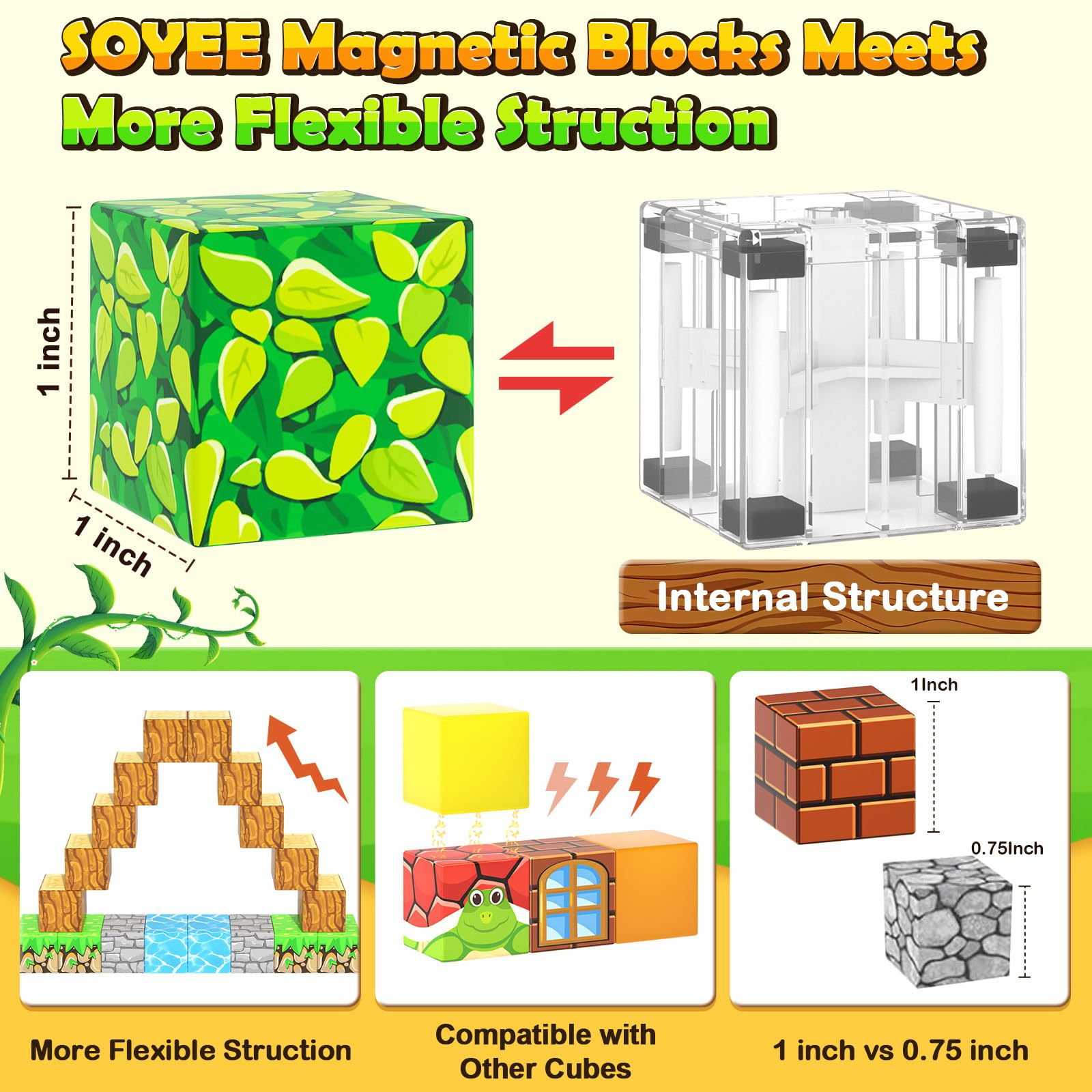 Soyee portable forest magnetic set ideal for travel and on-the-go.