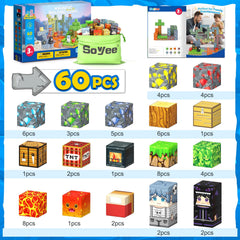 Soyee STEM-focused play boosts magnetism and spatial skills.