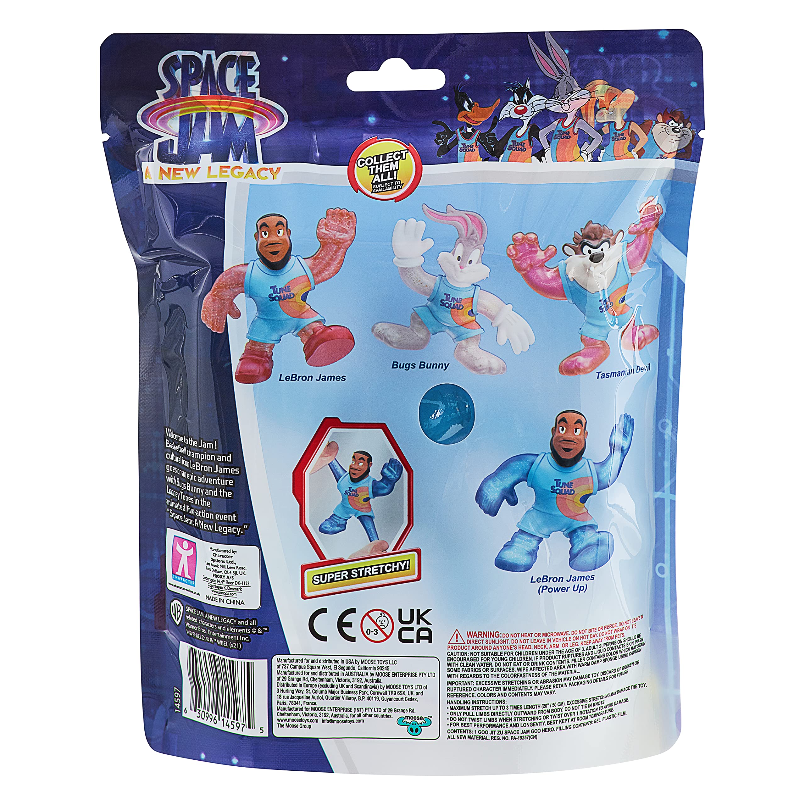 Space Jam Goo Hero LeBron Power Up, action-ready pose for play.