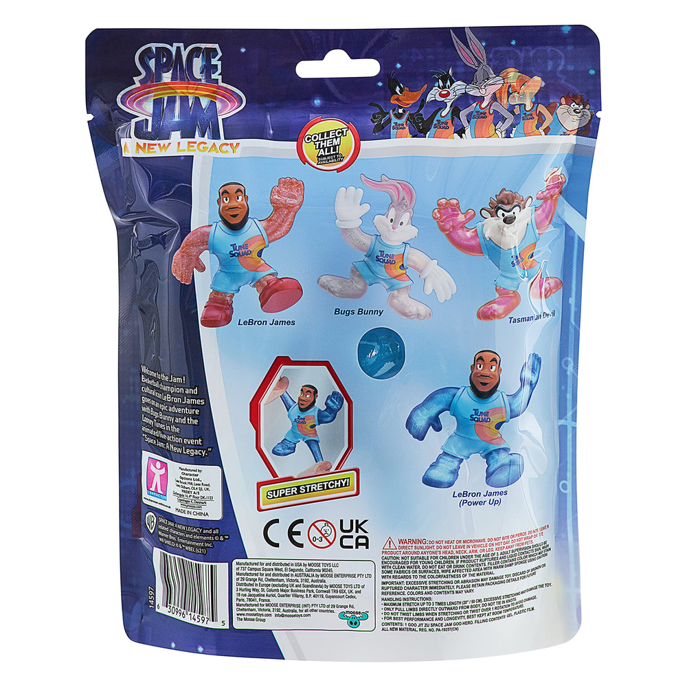 Space Jam Goo Hero LeBron Power Up, action-ready pose for play.
