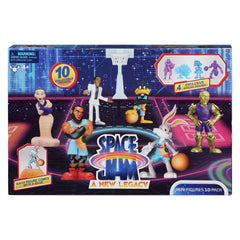 Space Jam LeBron James mini figure with base ready for action.