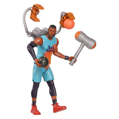 Space Jam Lebron James figure showing articulated joints for posing