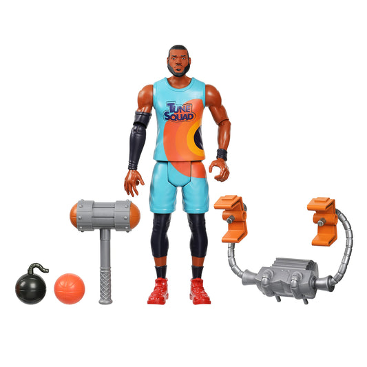 Space Jam Lebron James Ultimate Tune Squad 12-inch figure front view for display