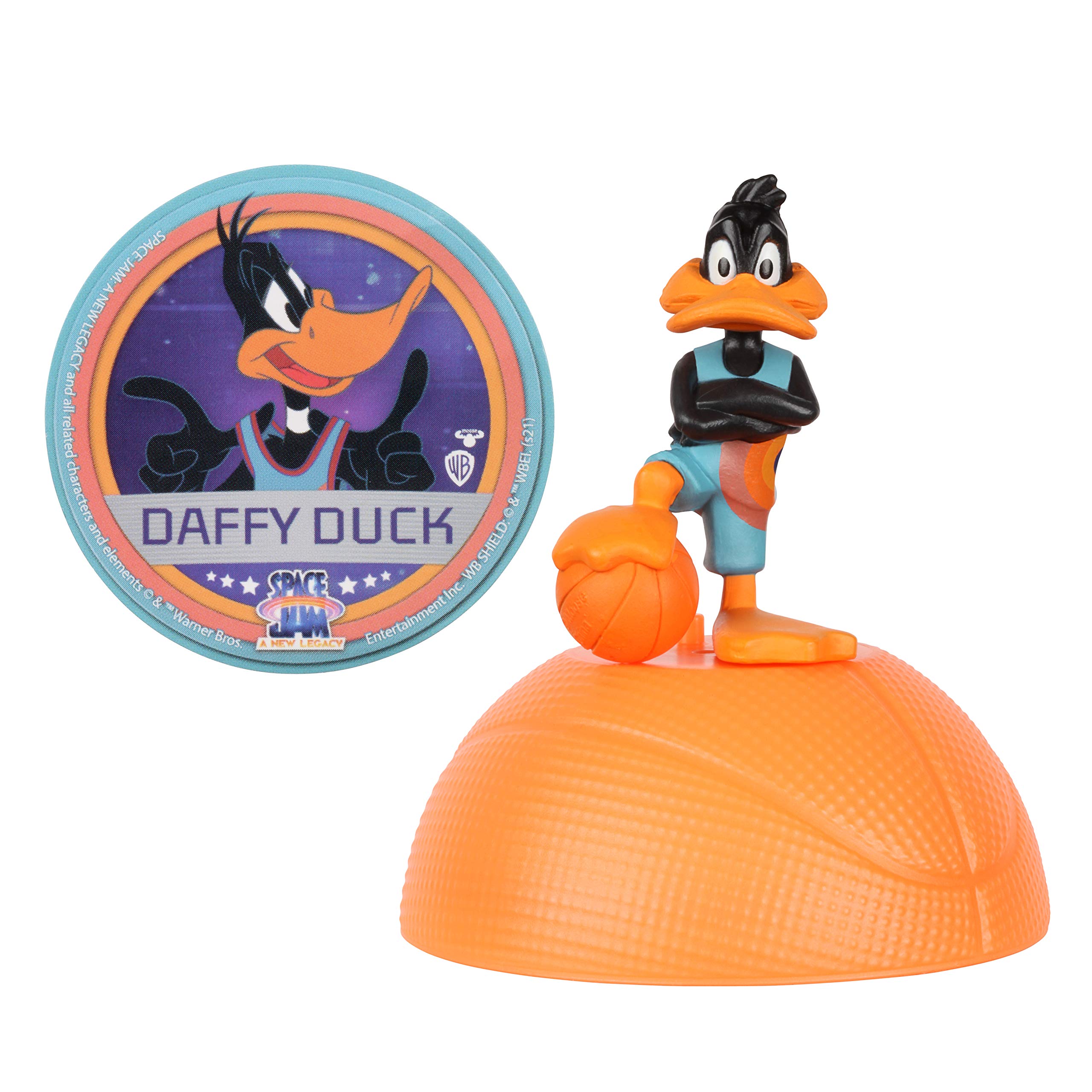Space Jam Tasmanian Devil power-up mini figure with base.