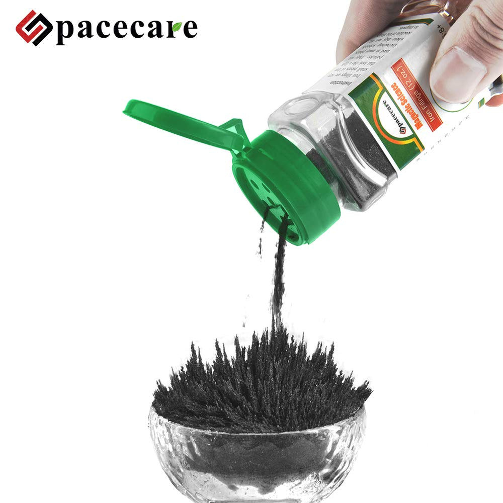 SPACECARE contents include 24oz iron filings for comprehensive experiments.
