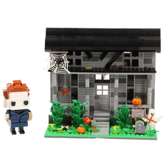 Spaciolo Halloween Movie Building Set: house focus for dramatic display and collectibility.