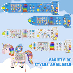 Spacocld Rocket shape matching panel encourages visual discrimination and memory