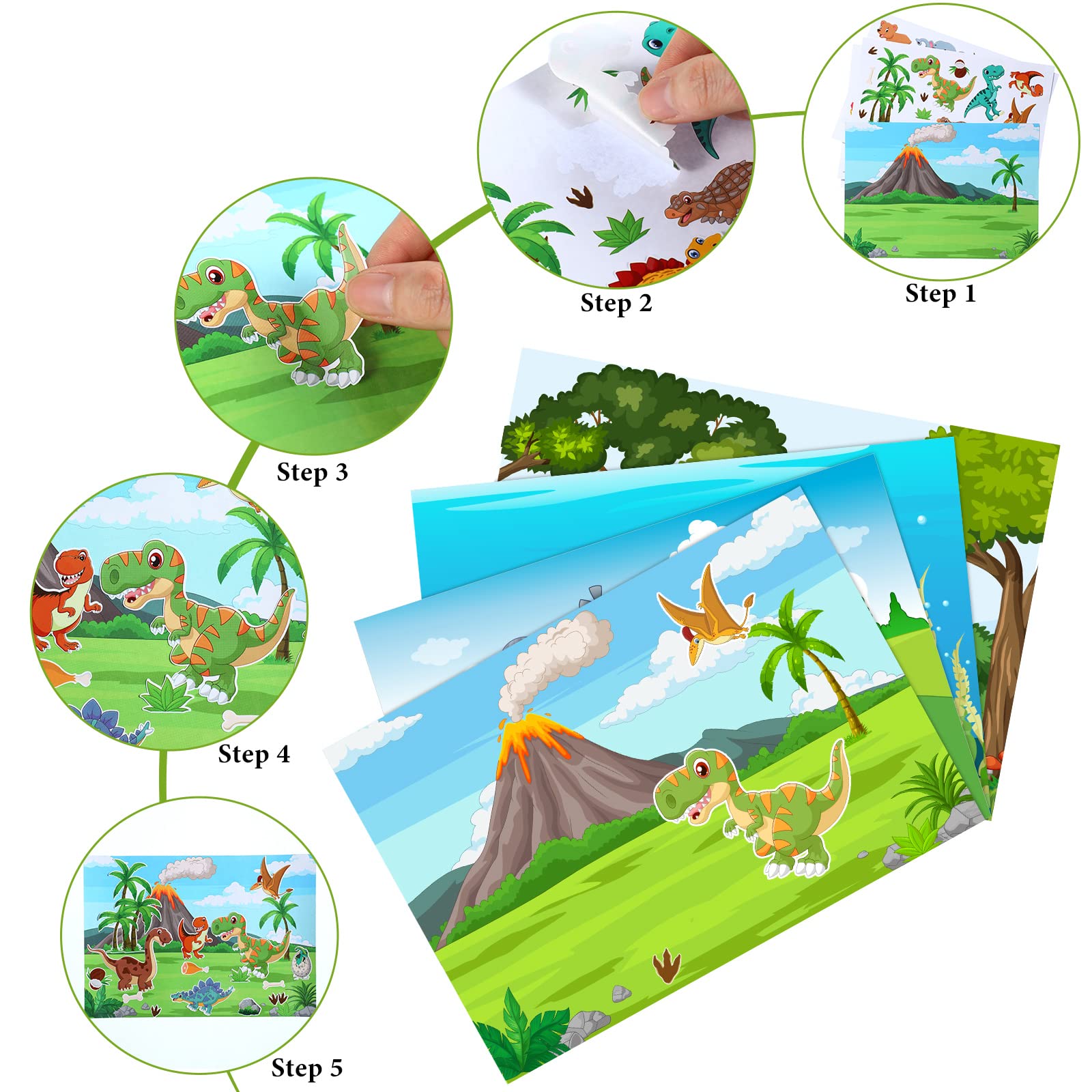 Spakon 32 sheets scene stickers deep blue sea creatures for ocean themed scenes