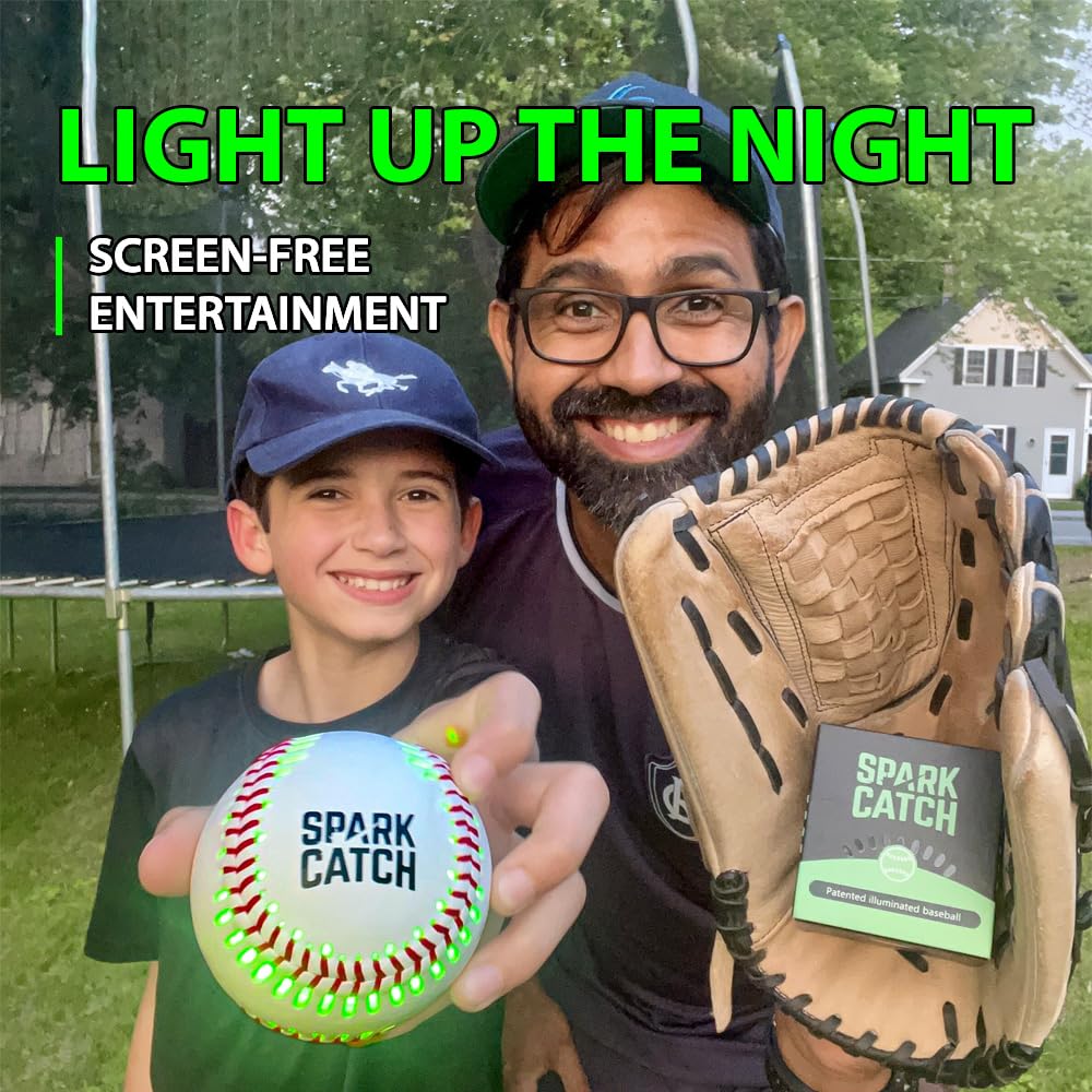 SPARK CATCH glow-in-the-dark gift idea for young players and families.