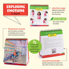 SPARK INNOVATIONS emotion cards scene 3 invites child-led storytelling and roleplay prompts.