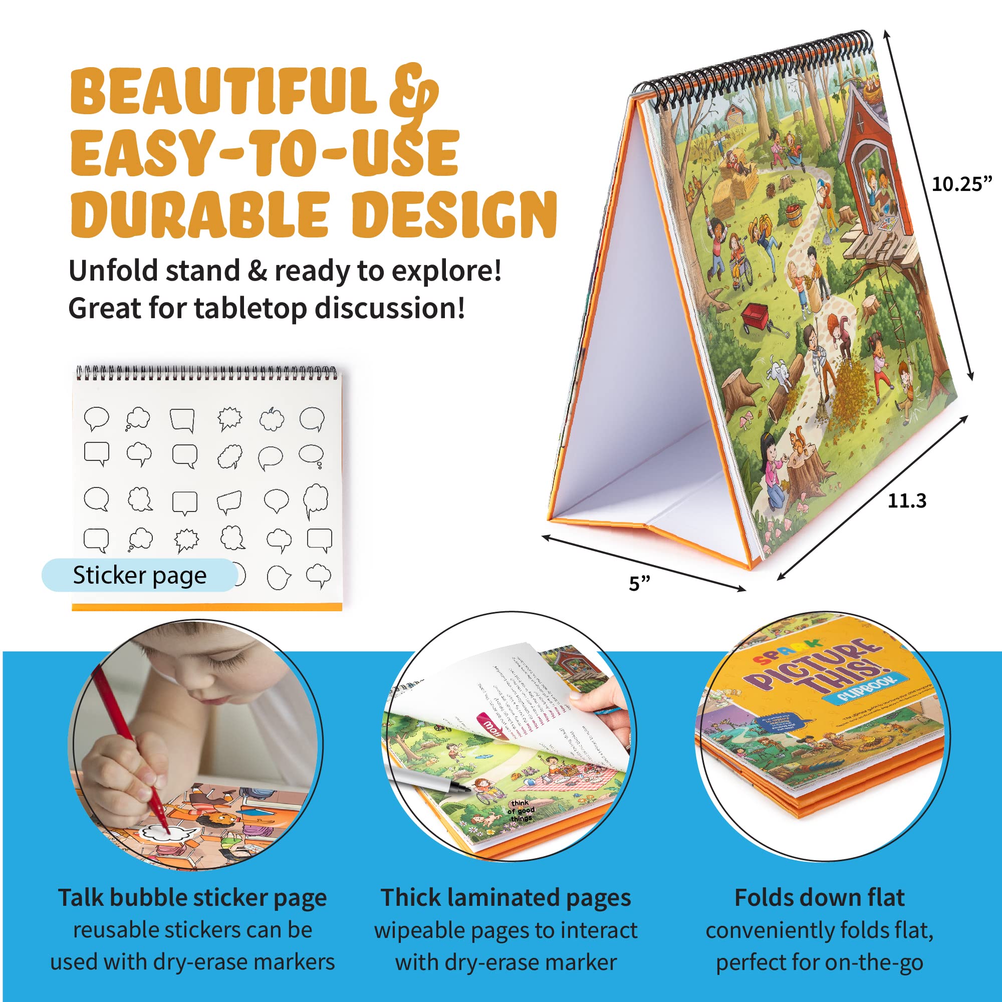 SPARK INNOVATIONS emotion cards scene 5 adds reusable learning cues with stickers.