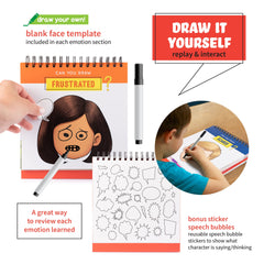 SPARK INNOVATIONS emotion cards scene 7 classroom-friendly design for teachers and therapists.