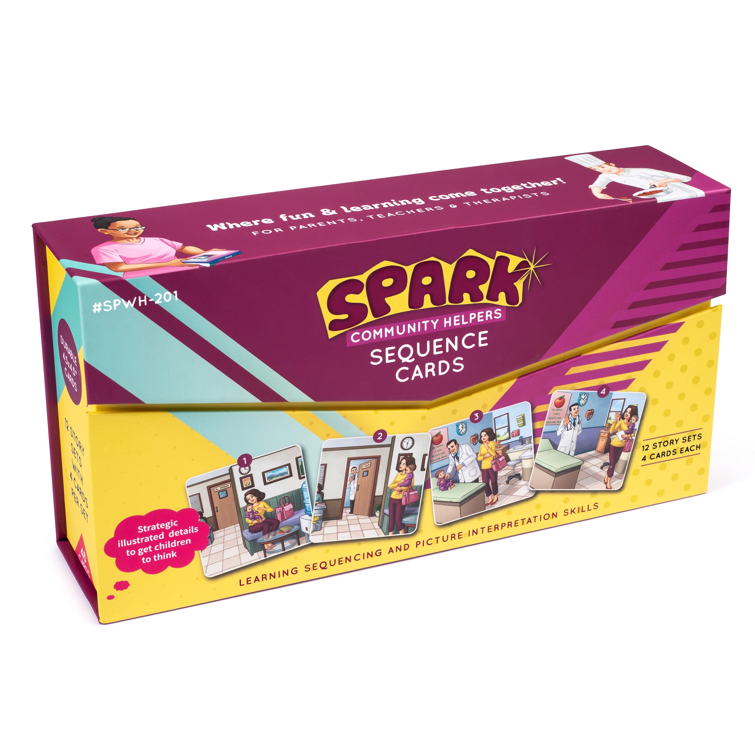 SPARK INNOVATIONS versatile card set for small-group instruction