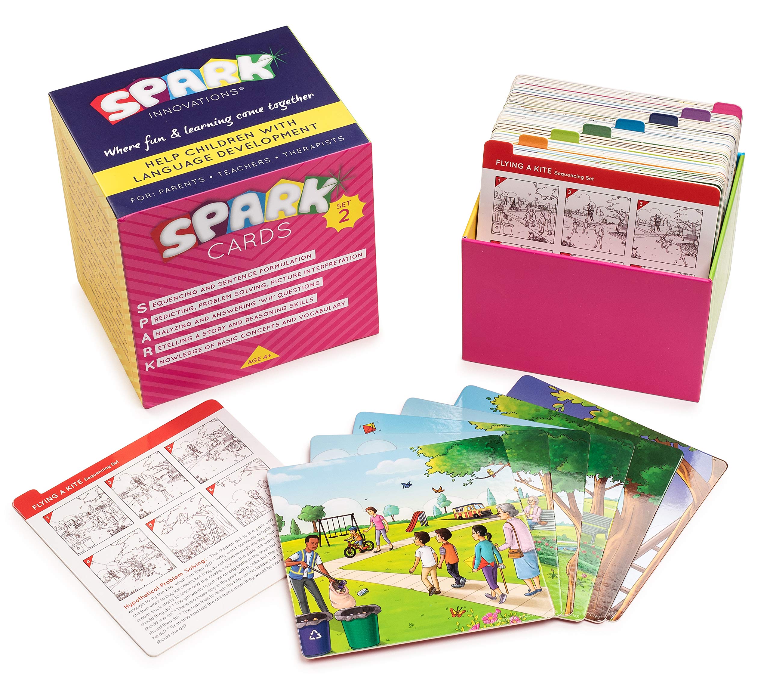 Spark Innovations Spark Cards – durable 4.5 x 4.5 inch cards for everyday use.