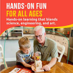 SparkJump kids building kit packaging ready-to-assemble project for family bonding.